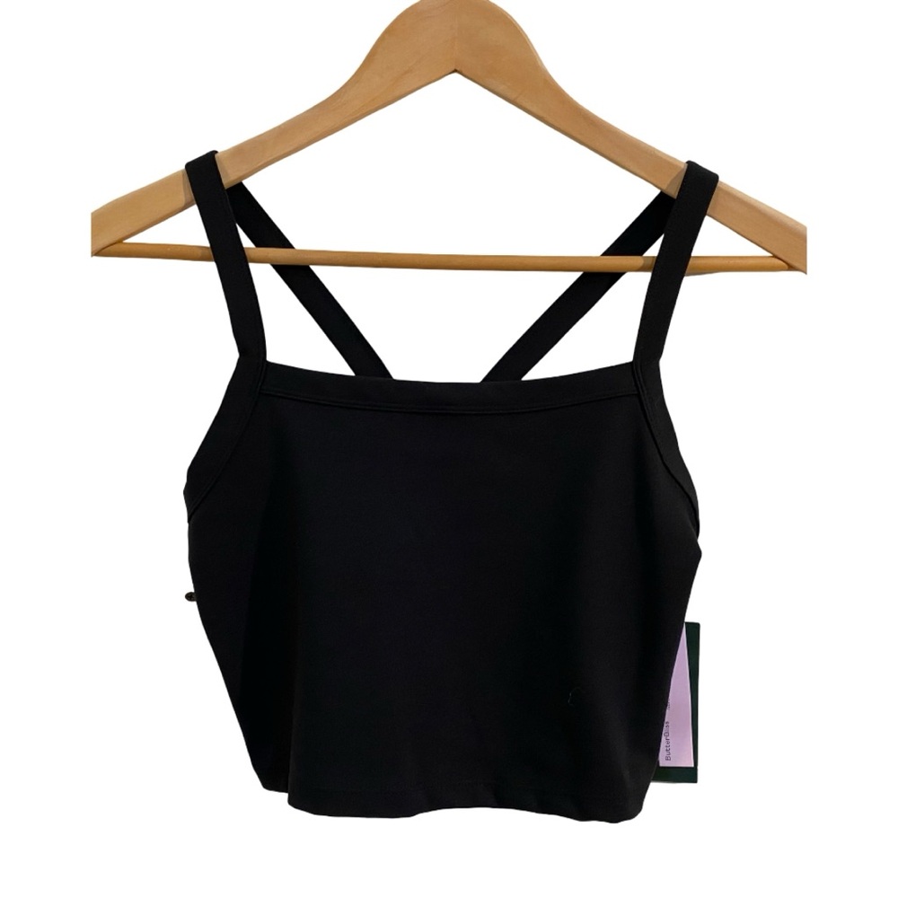 WILD FABLE Black Strappy Crop Tank Top Sz. XS | Women's Basics, Criss Cross